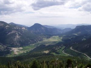 Sheep Lake Park area of Rocky Mountain National Park.